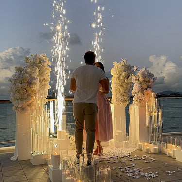 Luxury proposal decorations
