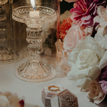 Crystal candle holders with cylinder glass tube